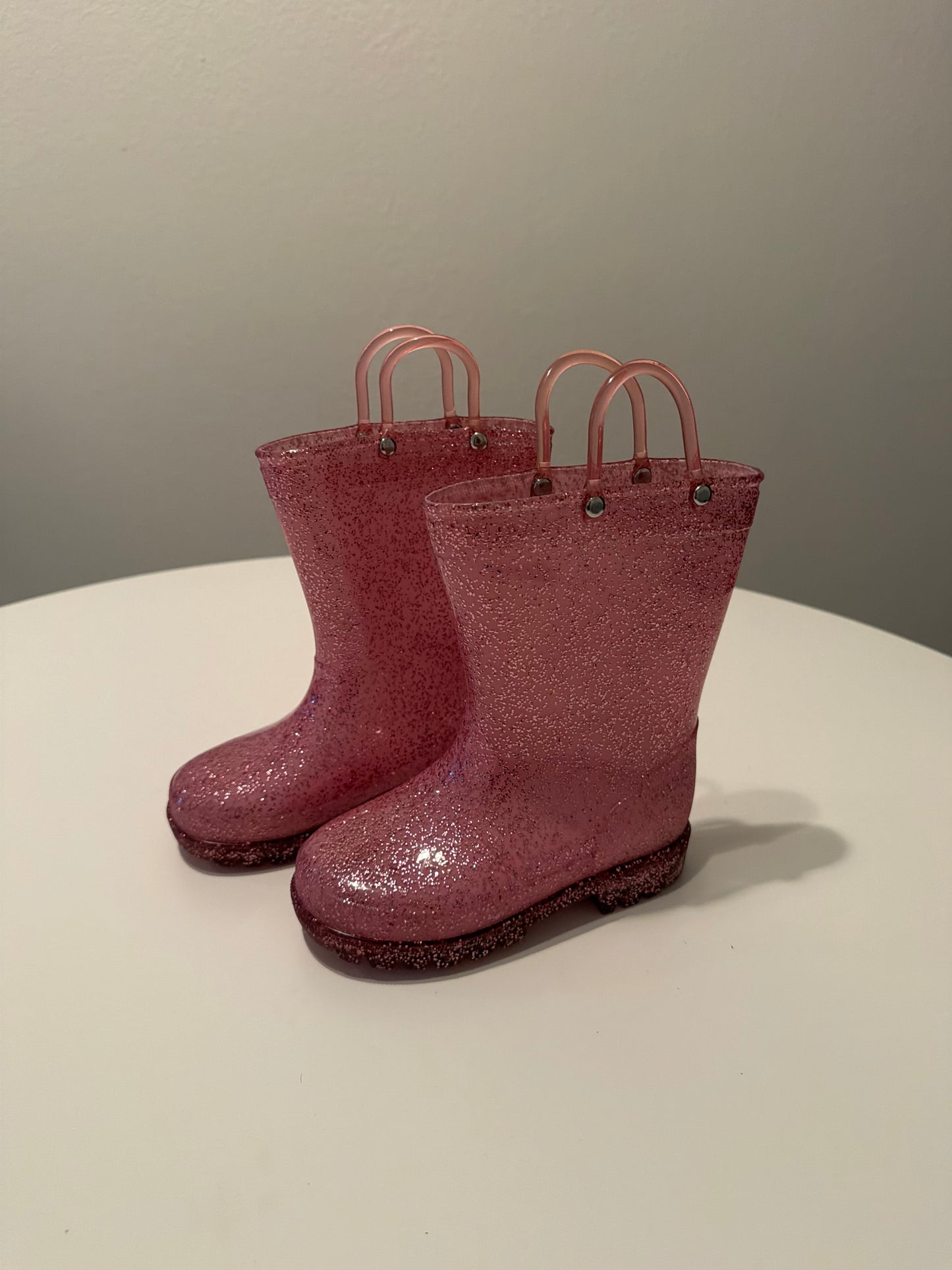 Toddler Pink Rain Boots Size 9