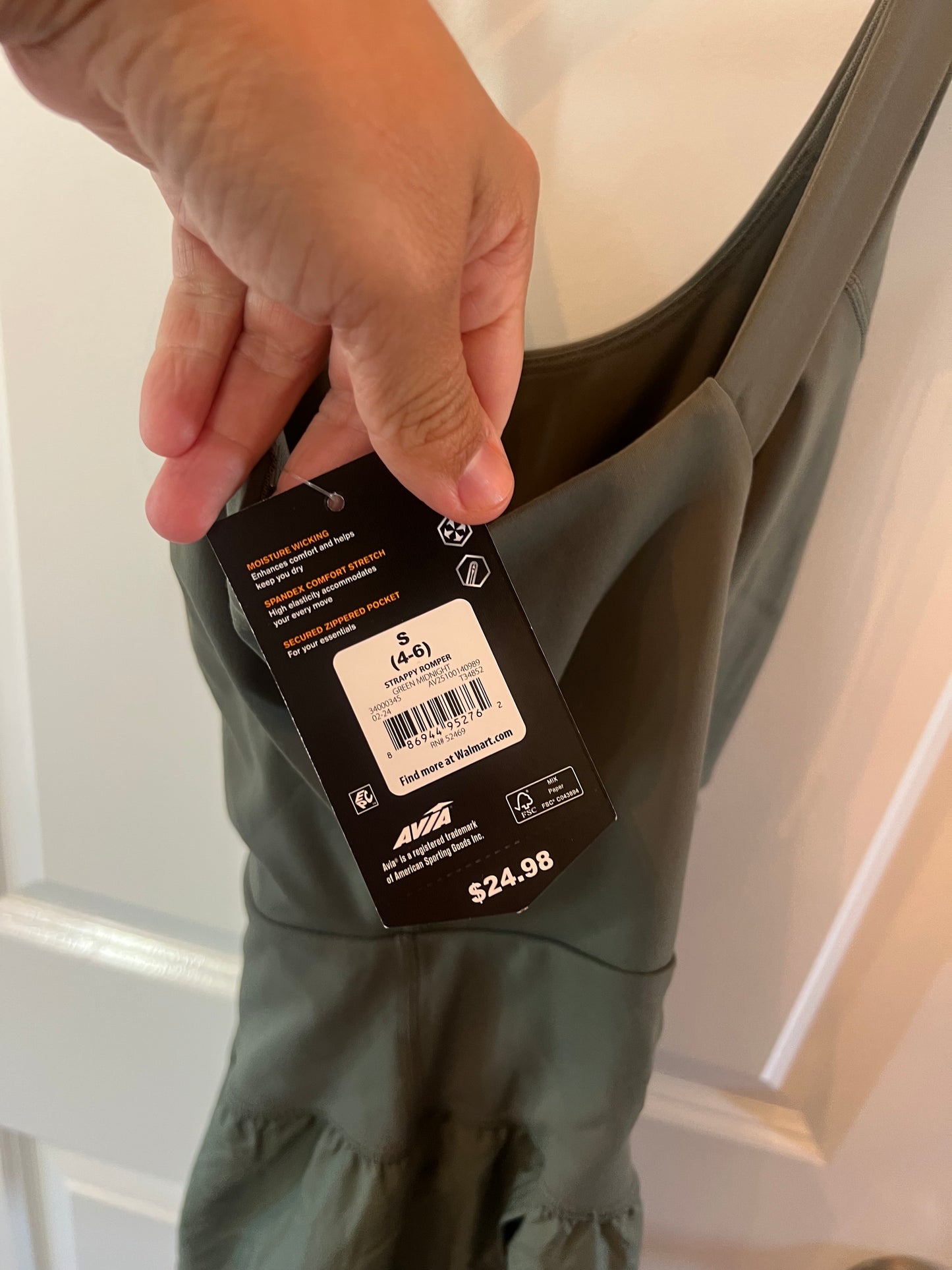 Olive Green Romper Size smal