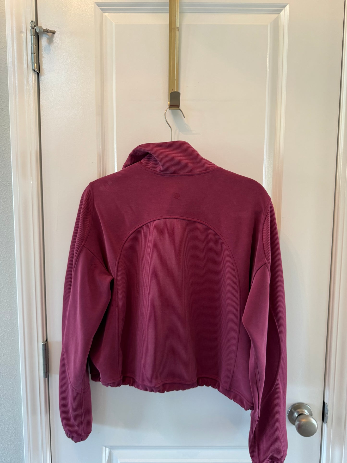 Lululemon Burgundy Half Zip Pullover Size 8