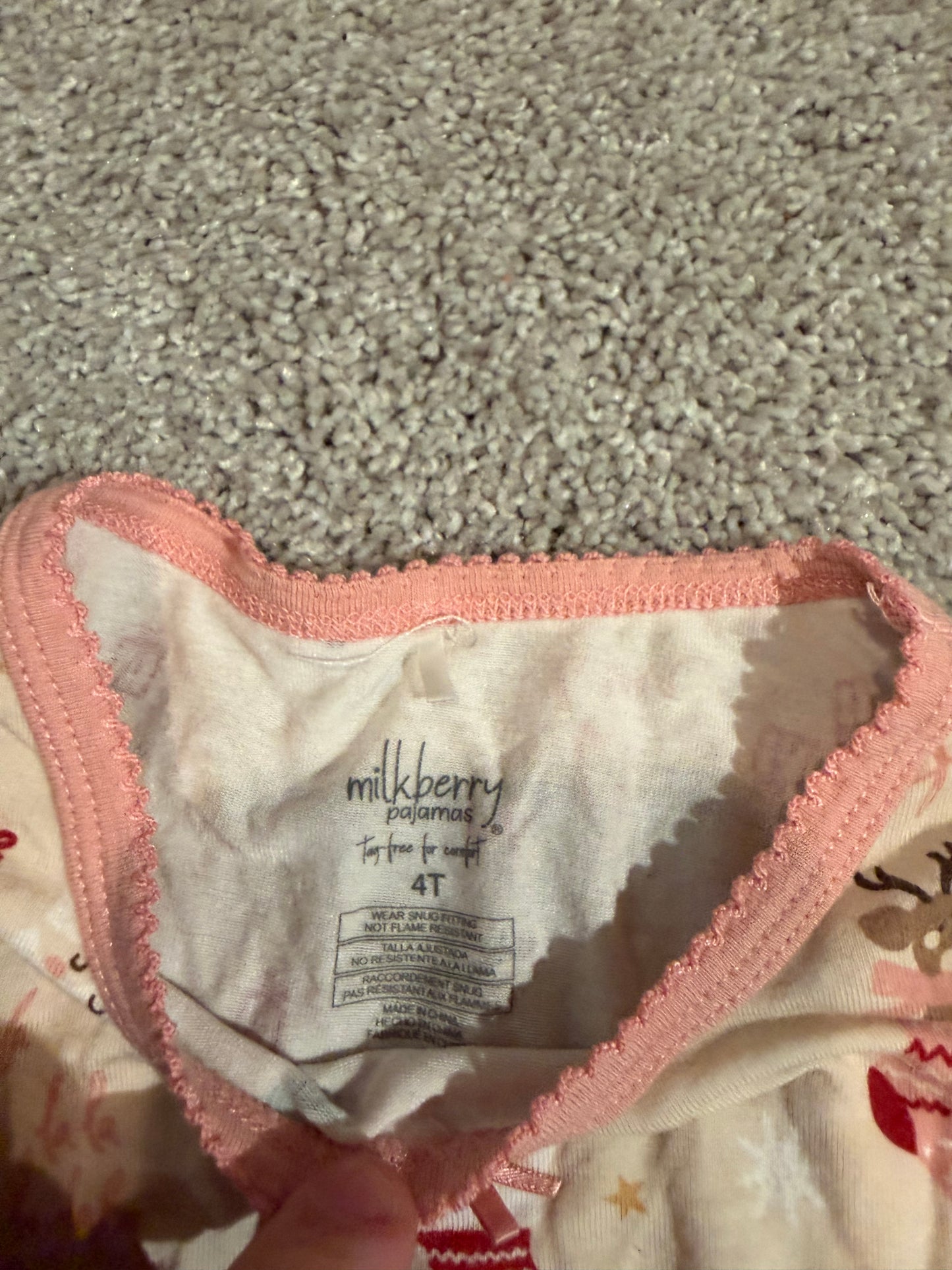 Bundle of Pajamas Toddler Size 4T