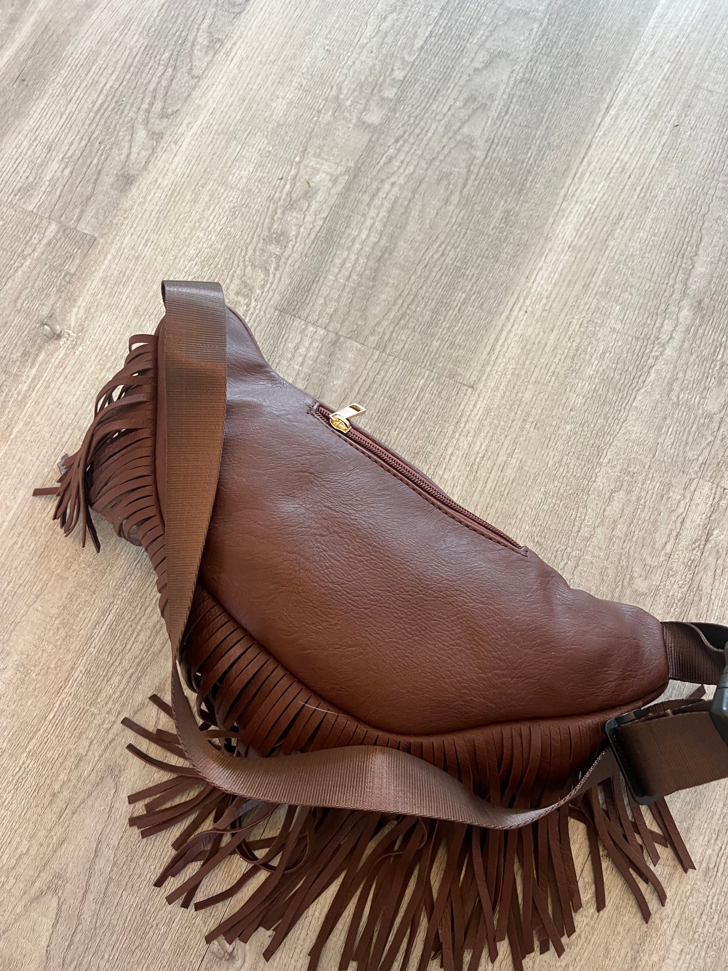 Brown Fringe Purse