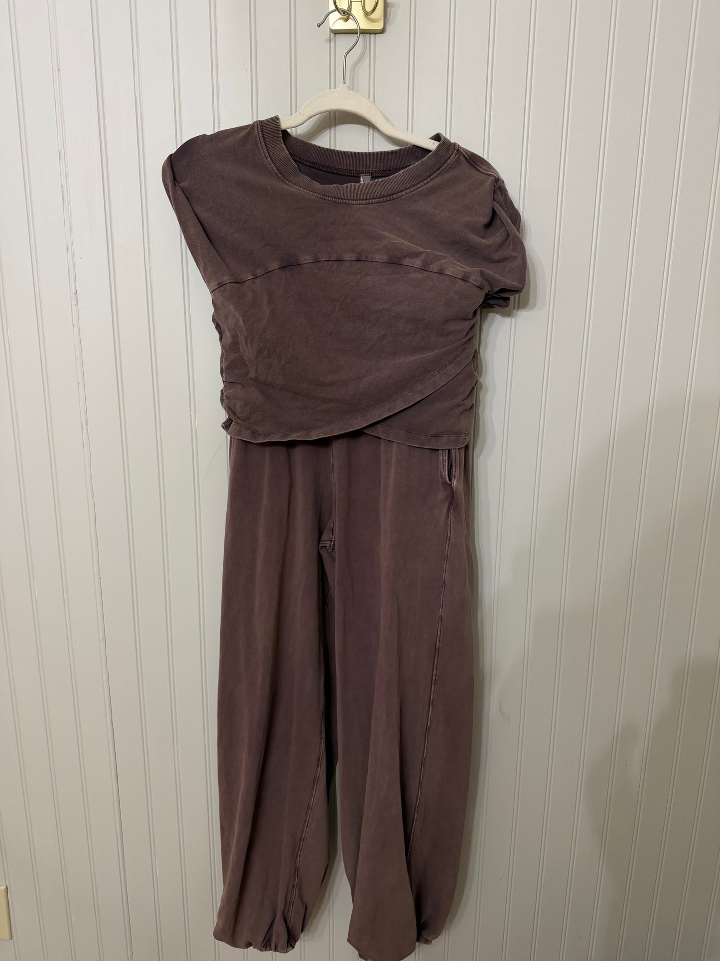 Free People Movement Matching Set Women’s Medium Brown