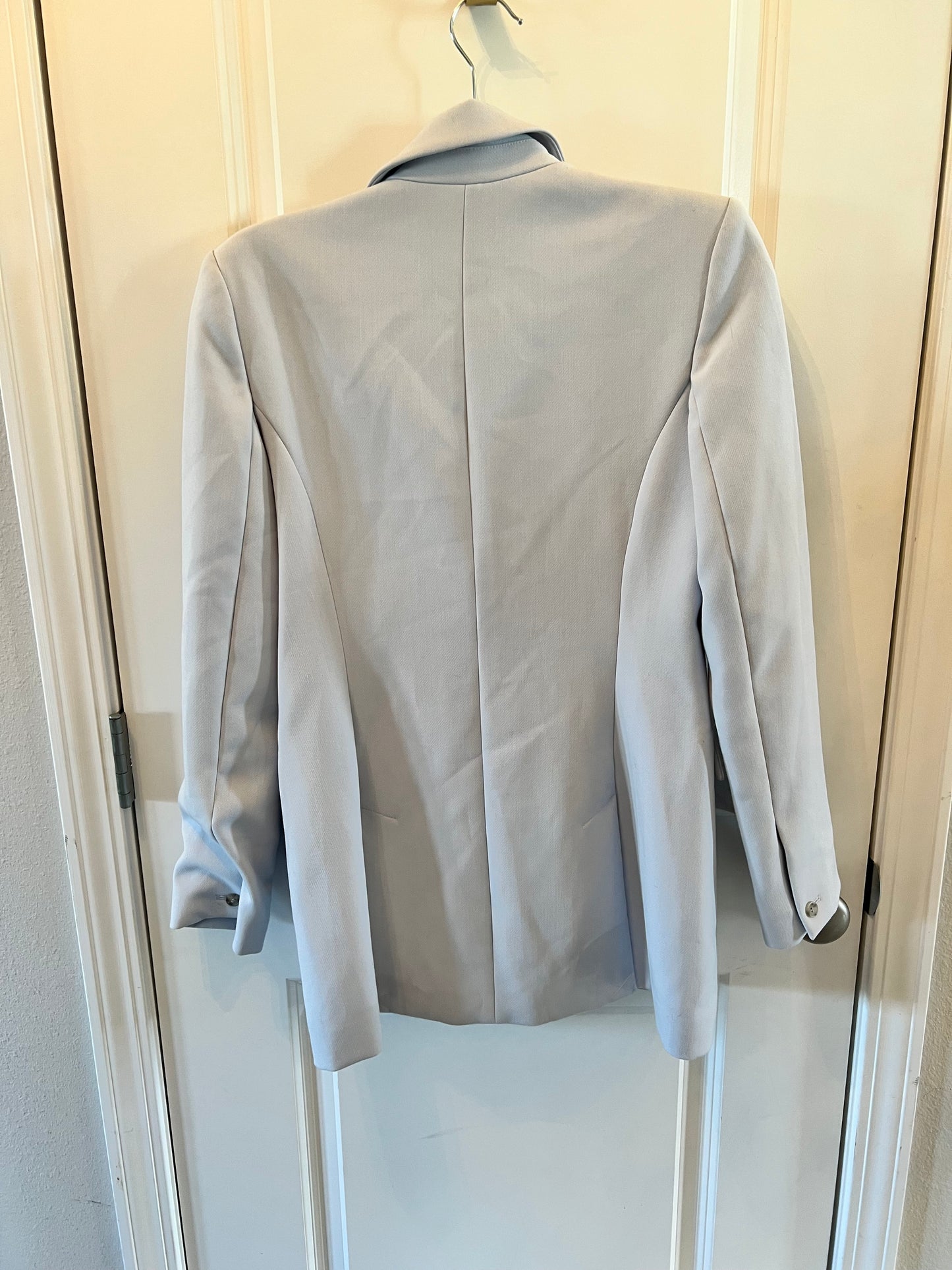 Something Navy Oversized Blazer Women’s Size XS Light Gray