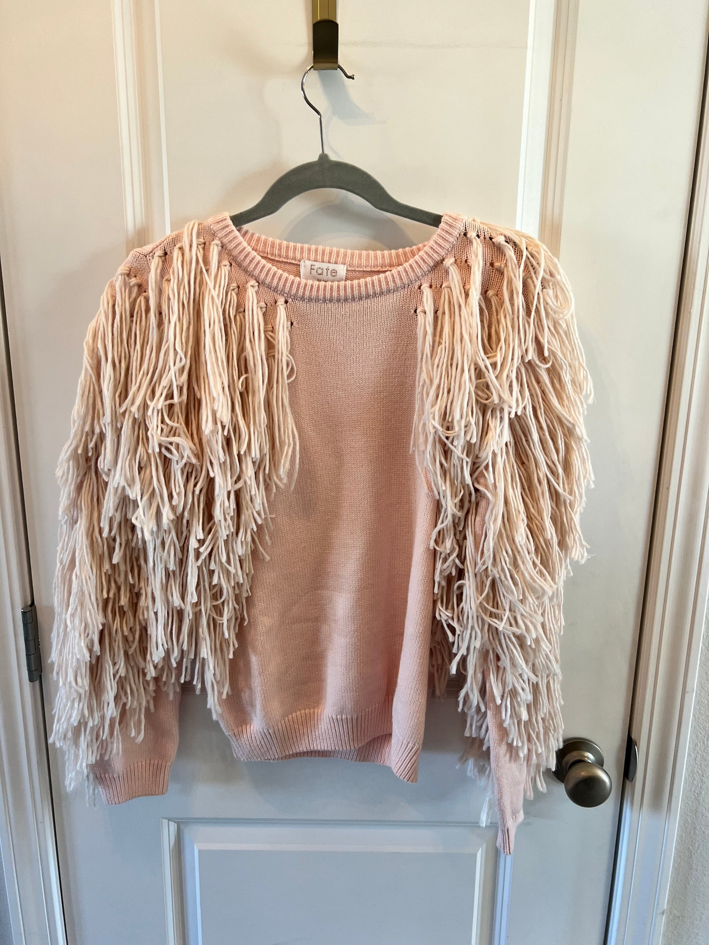 Fate Fringe Sweater Women’s Small NWT