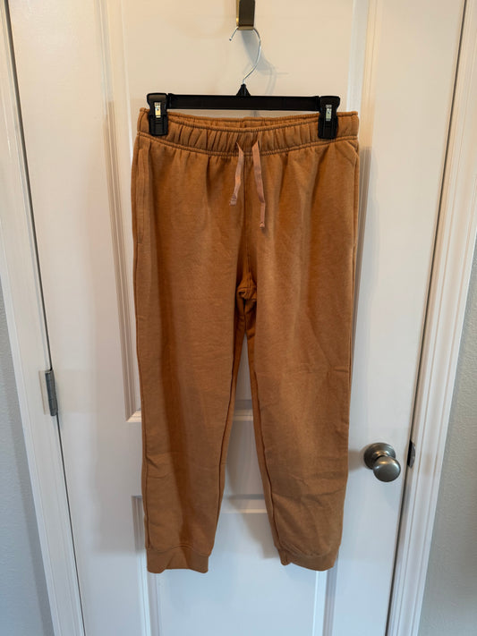 Cat & Jack Drawstring Fleece Joggers Youth Size XL (14) Tan