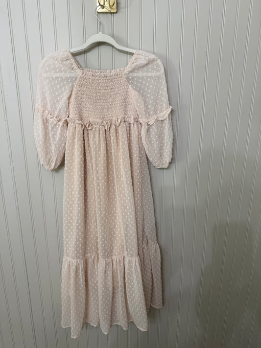 Indie Blue Polka Dot Dress Girl’s Size 12/14 NWT