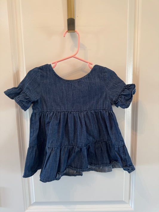 Cat & Jack Chambray Top Toddler Size 3T