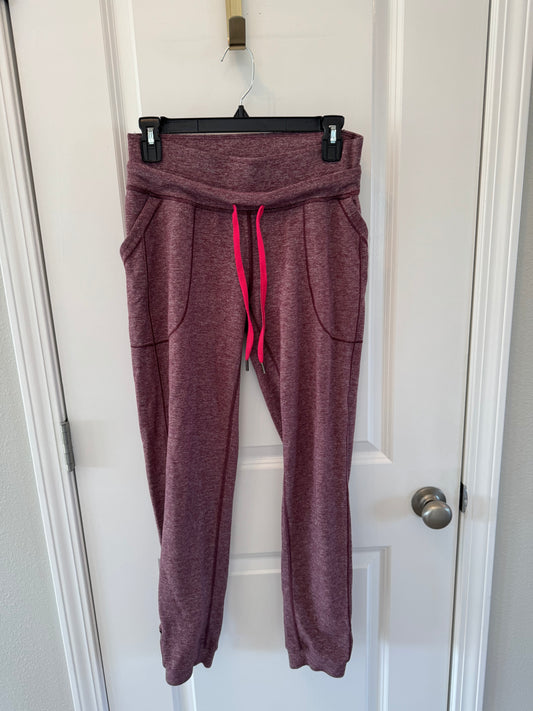 Lululemon Drawstring Joggers Women’s Size 6 Burgundy