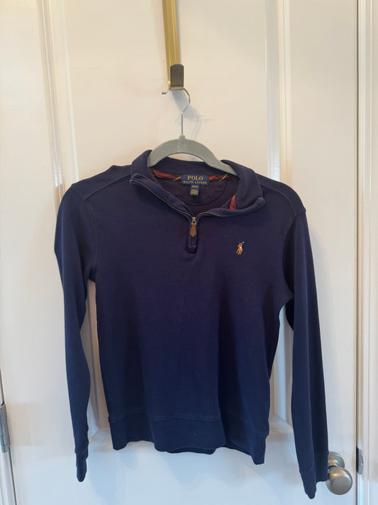 Polo Ralph Lauren Quarter Zip Knit Pullover Youth Size Medium 10/12 (fits smaller)