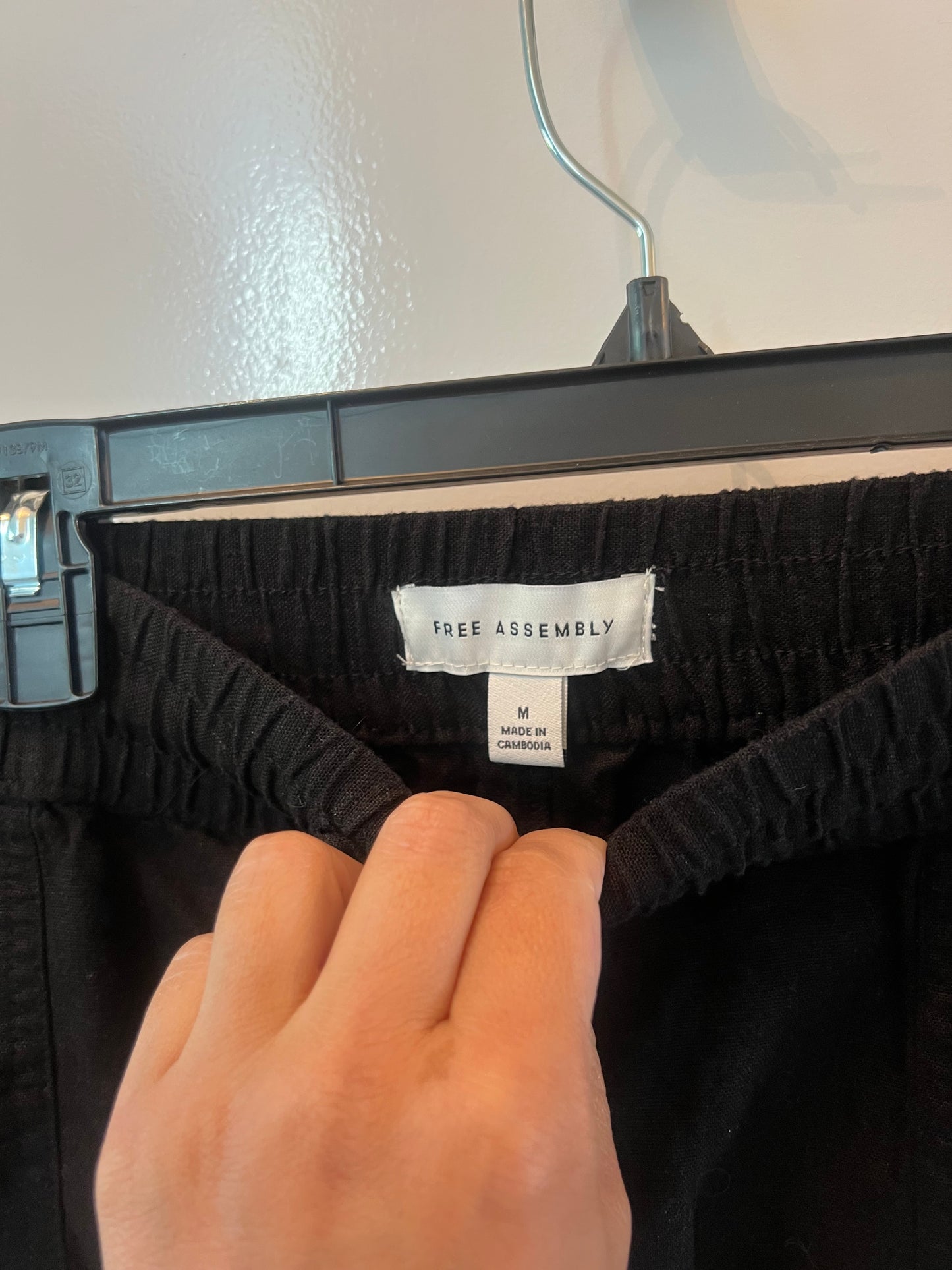 Free Assembly Drawstring Shorts Women’s Size Medium Black