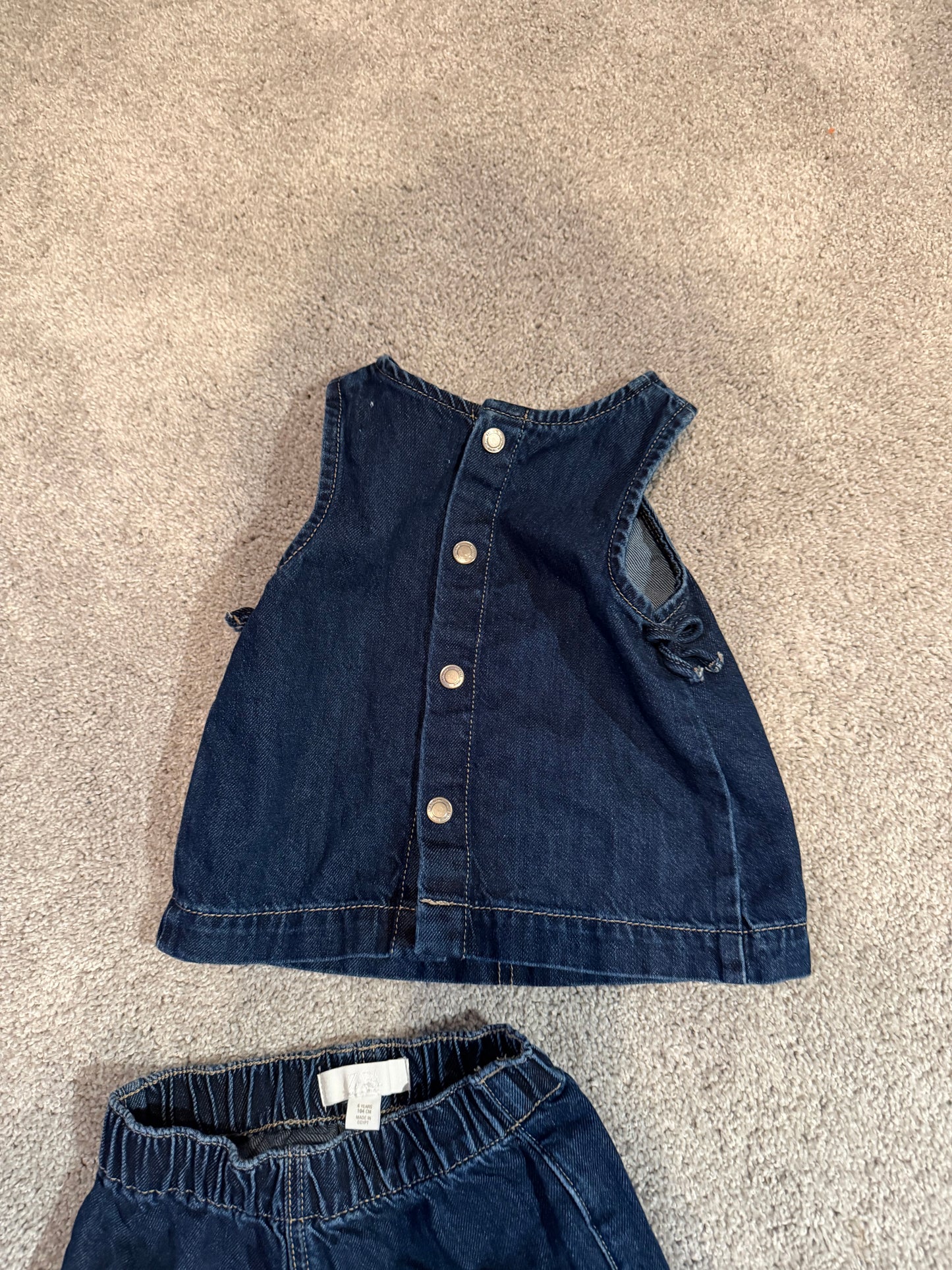Zara denim set size 4 years