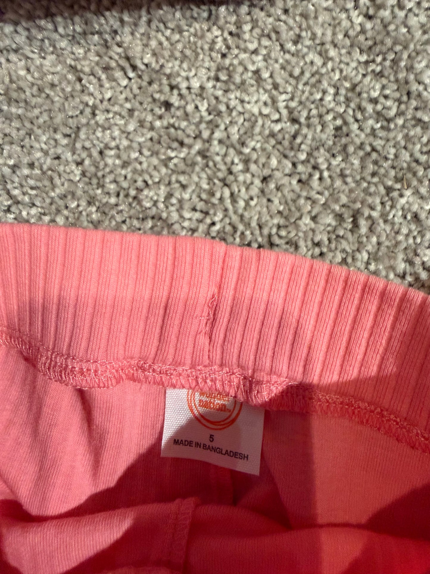 Rainbow Tee Outfit Size 5Y