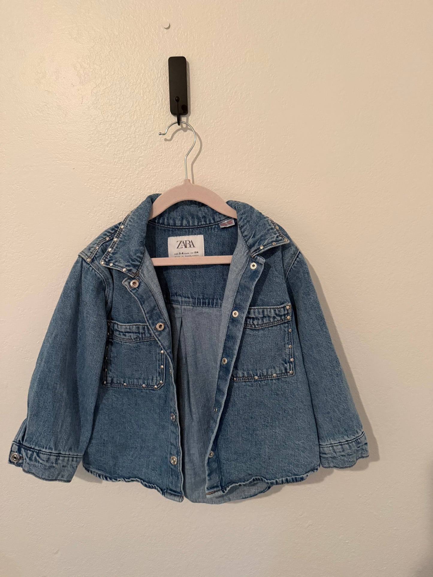Zara Denim Top Size 3/4 Years