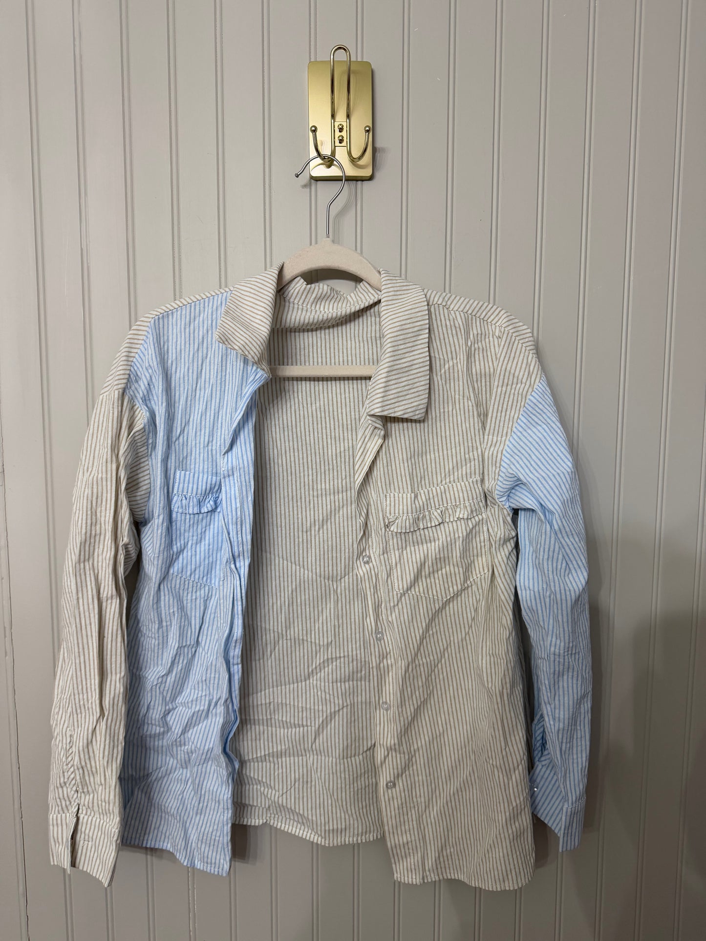 Stripe Woven Top Women’s Small