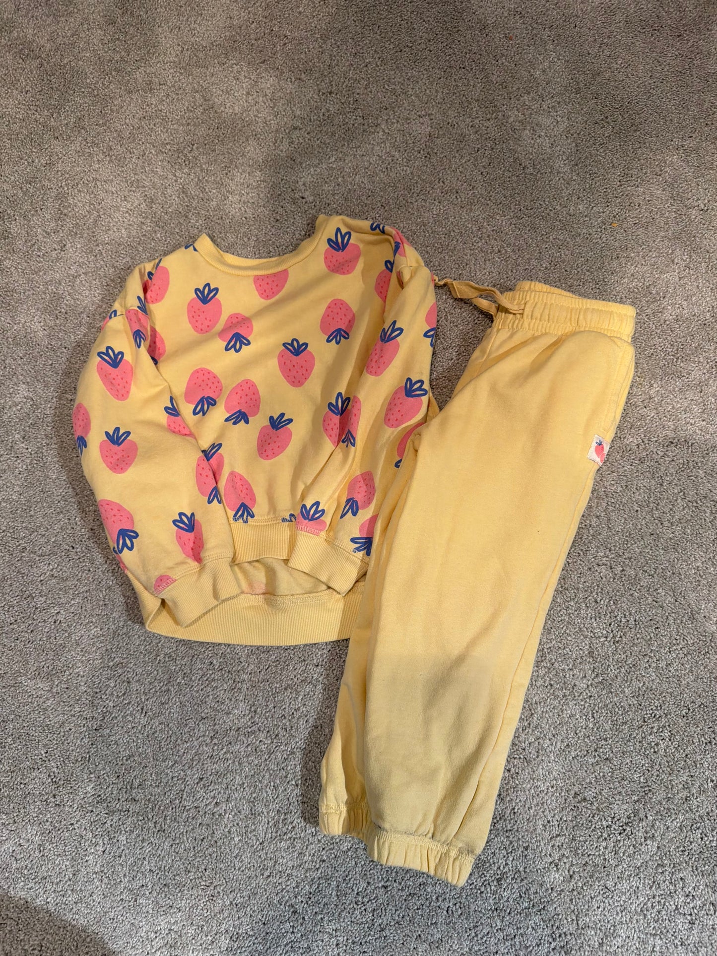 Toddler girl strawberry set size 5