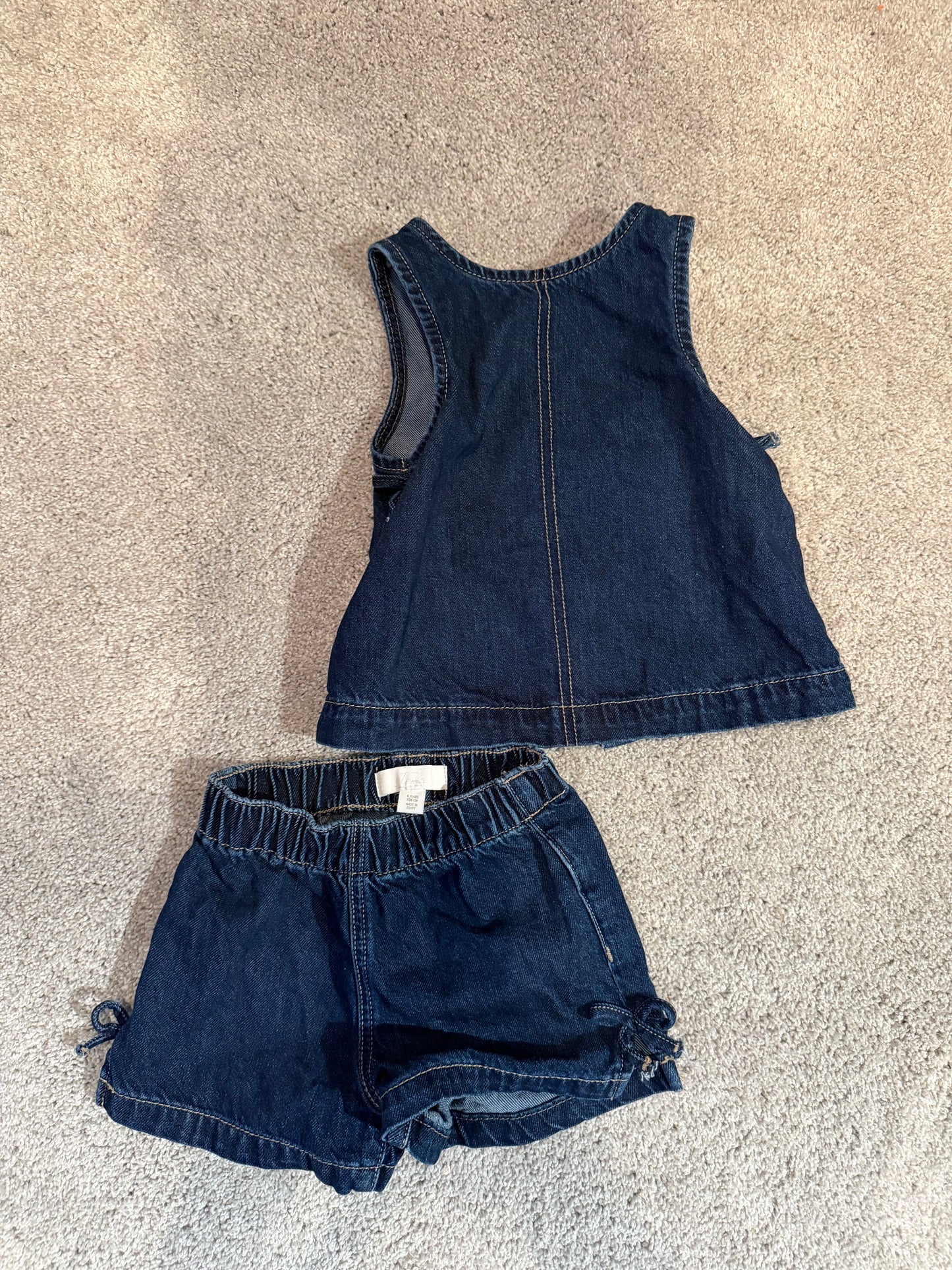Zara denim set size 4 years