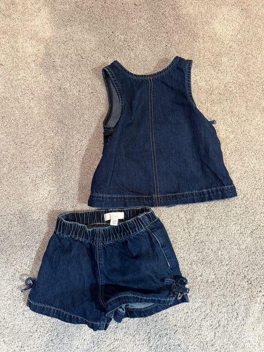 Zara denim set size 4 years