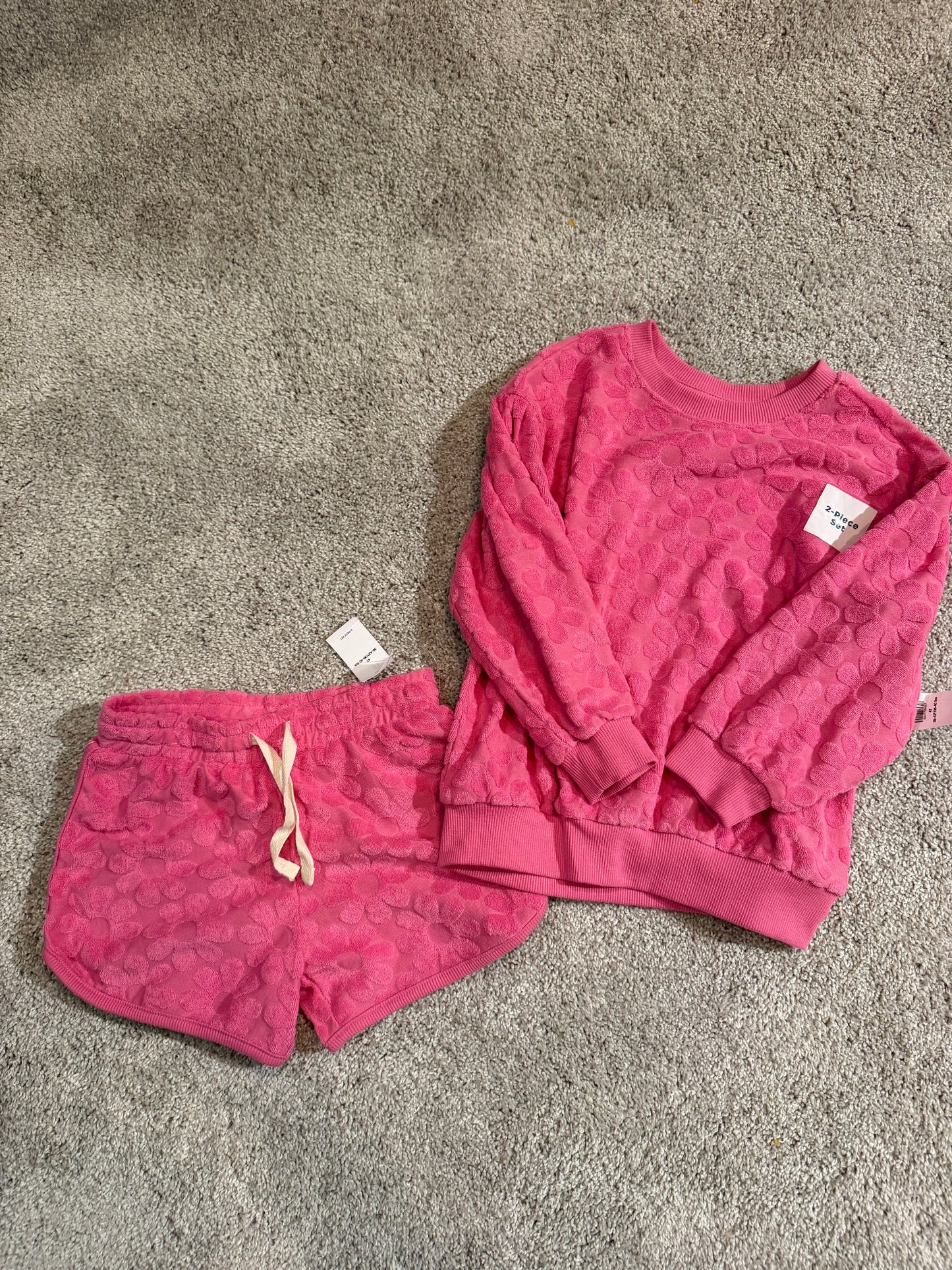 Old Navy Pink Floral Set Size 4