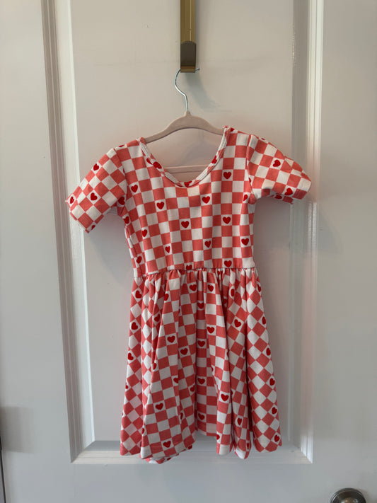 June & Grey Dress Toddler Size 4