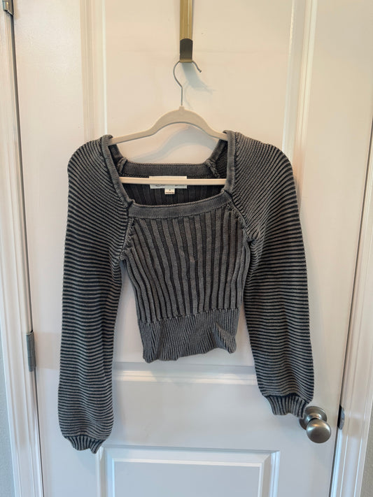 Vintage Havana Bubble Sleeve Knit Top Women’s Small