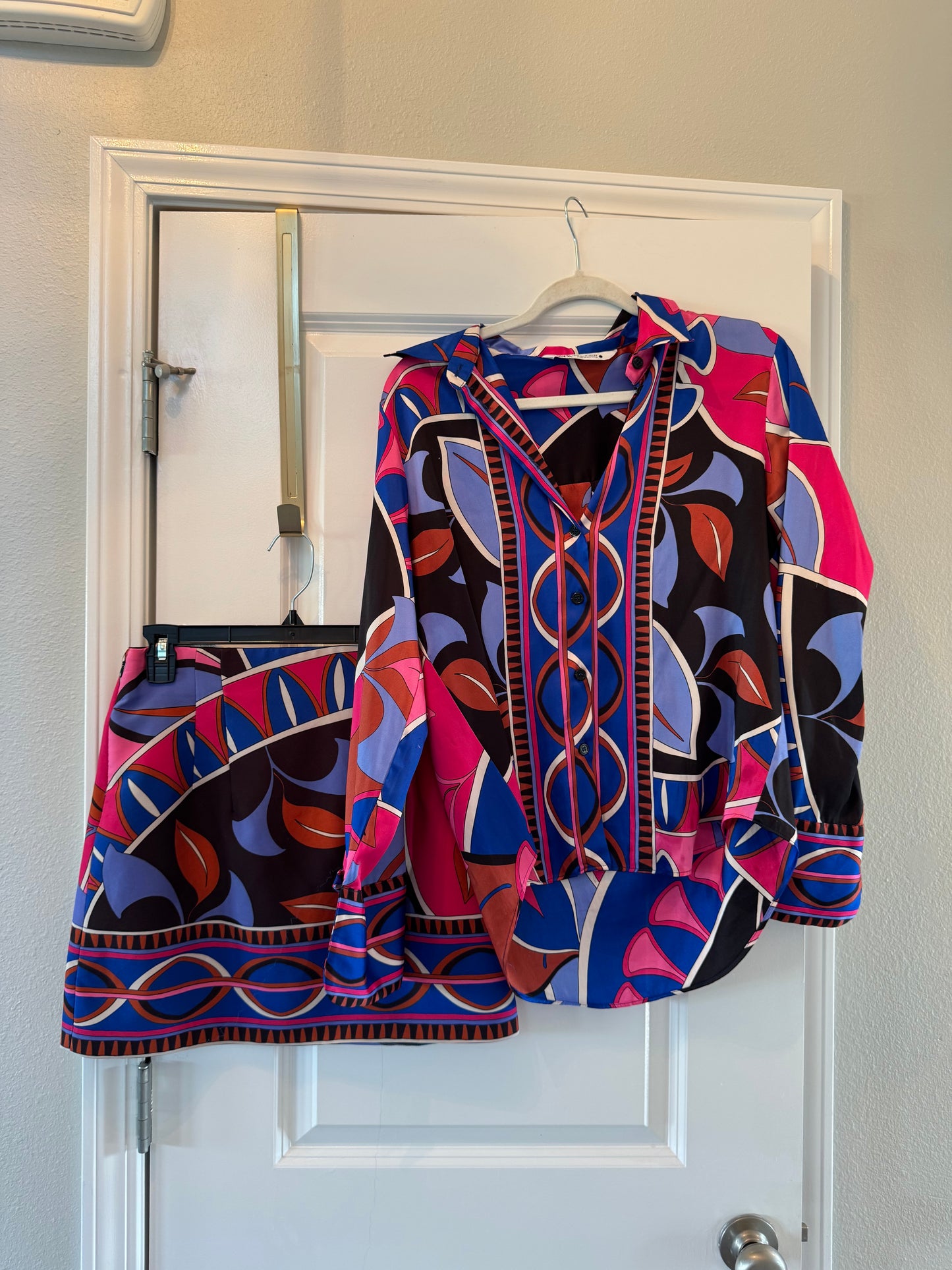 Zara Print Matching Set Women’s Medium/Large