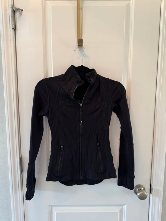 Lululemon Black Define Jacket Size 4