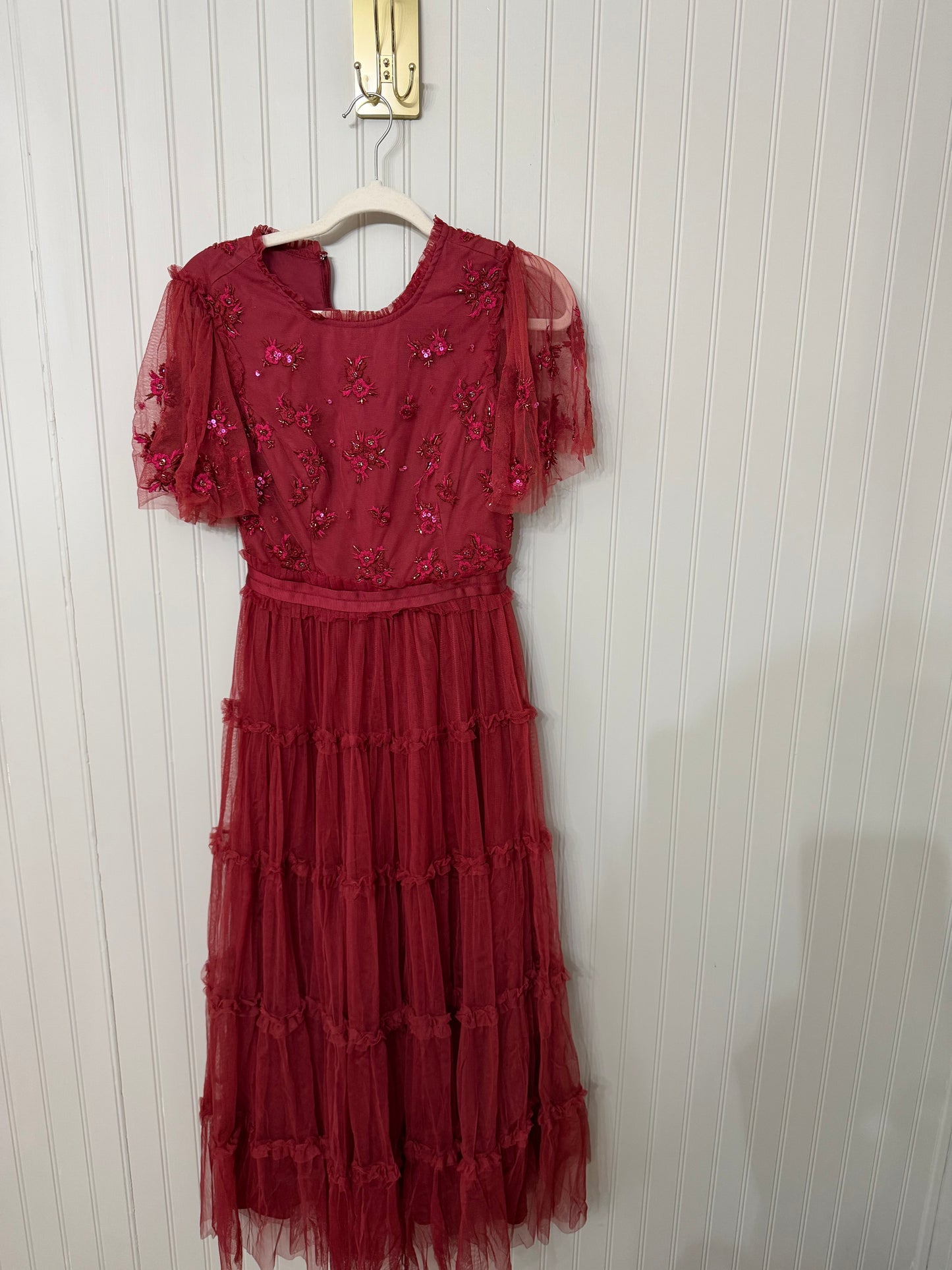 Ivy City Anastasia Dress Women’s XS Burgundy
