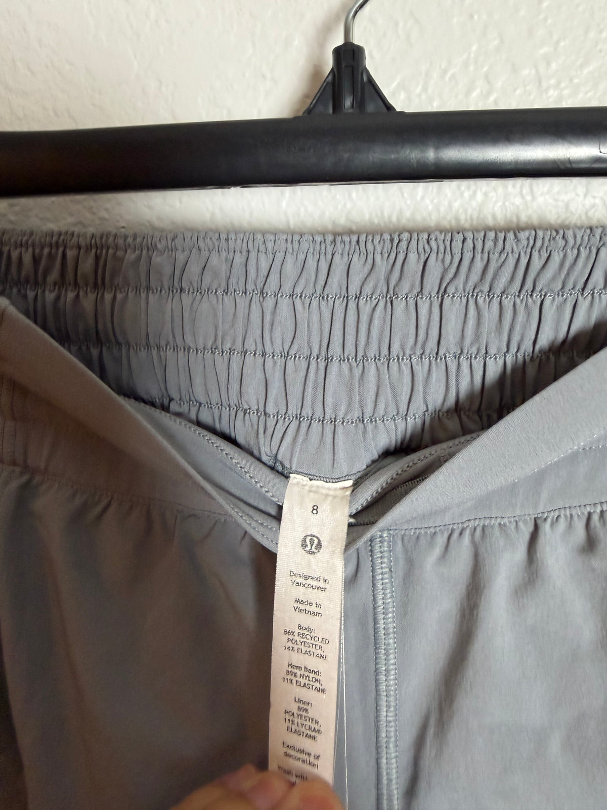 Lululemon Gray Shorts Size 8