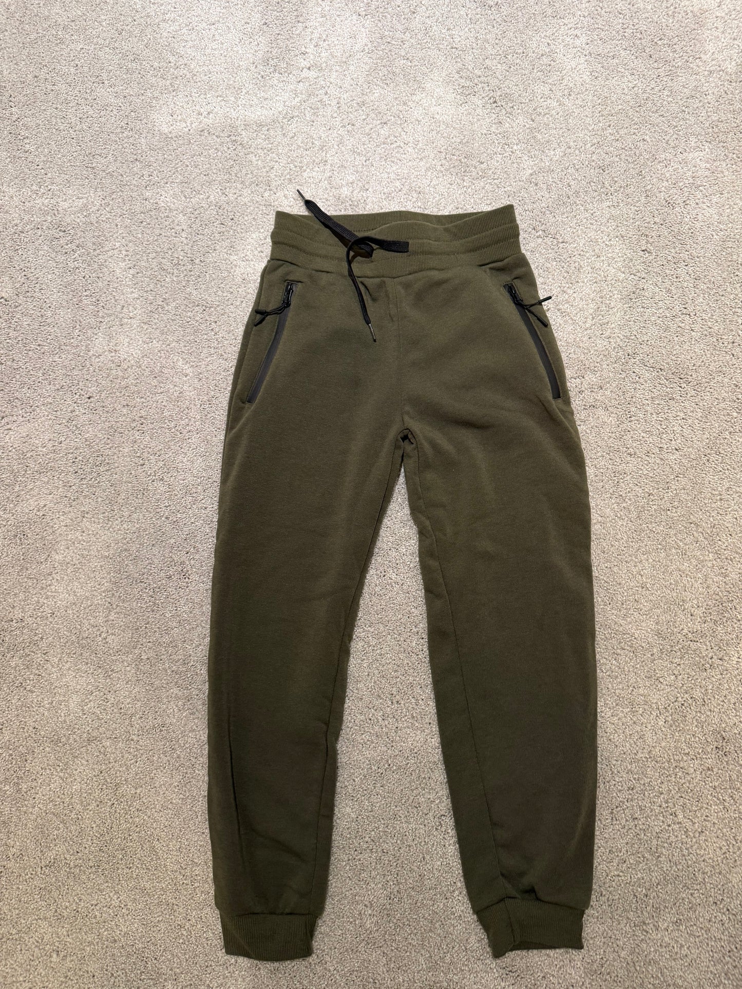 Boys Green Joggers Pants Size 10/12