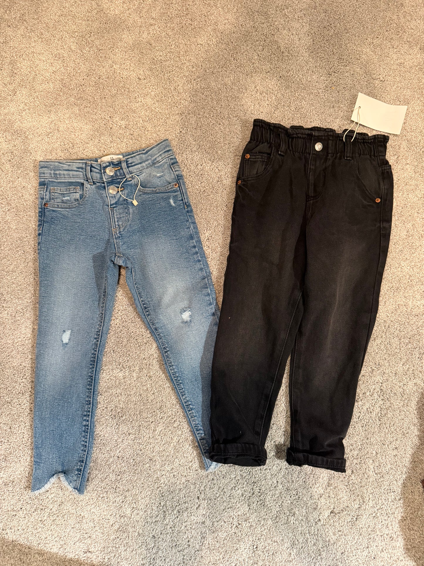 Zara toddler girl jeans bundle size 4/5 years