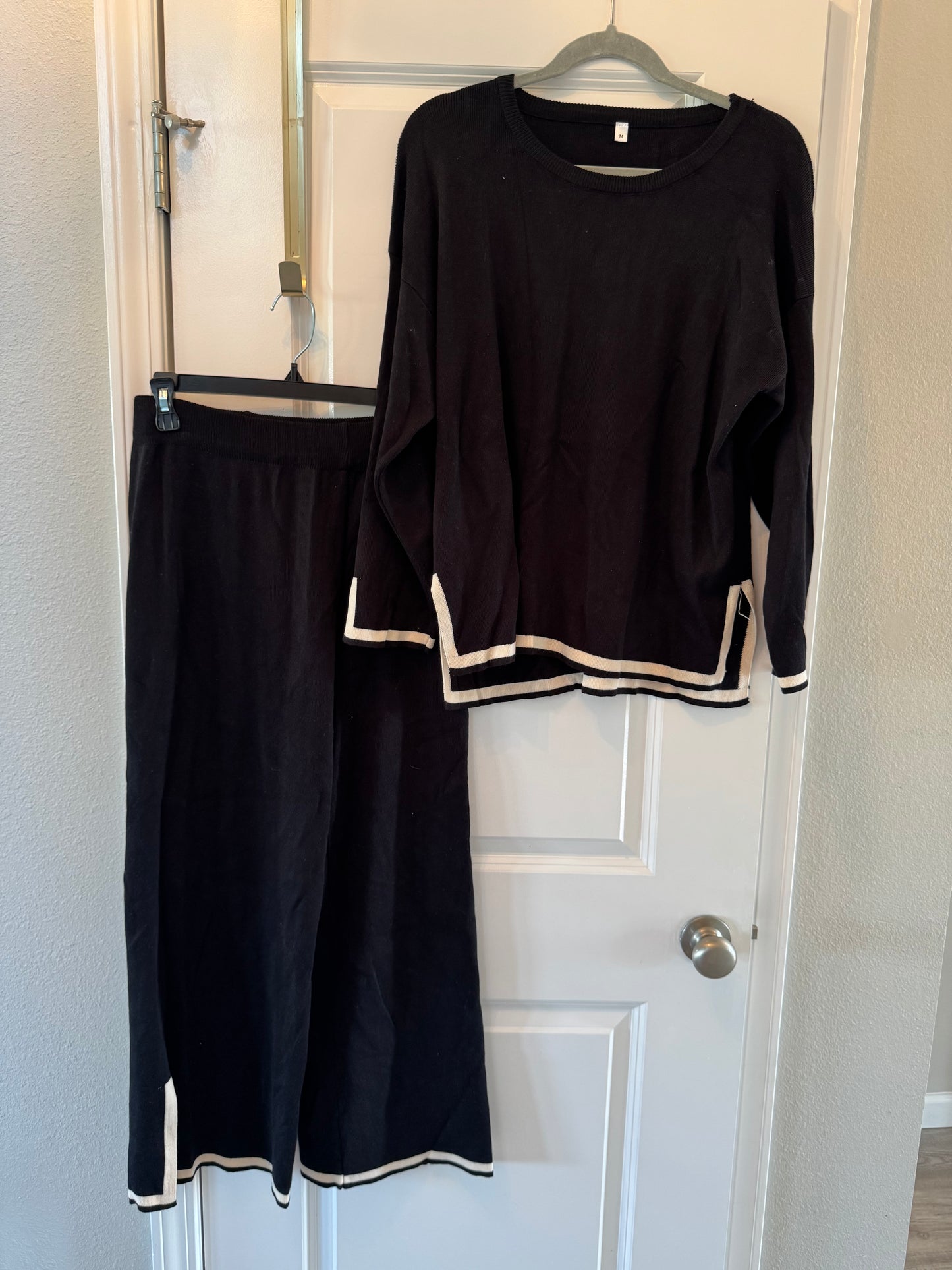 Knit Matching Set Women’s Medium Black