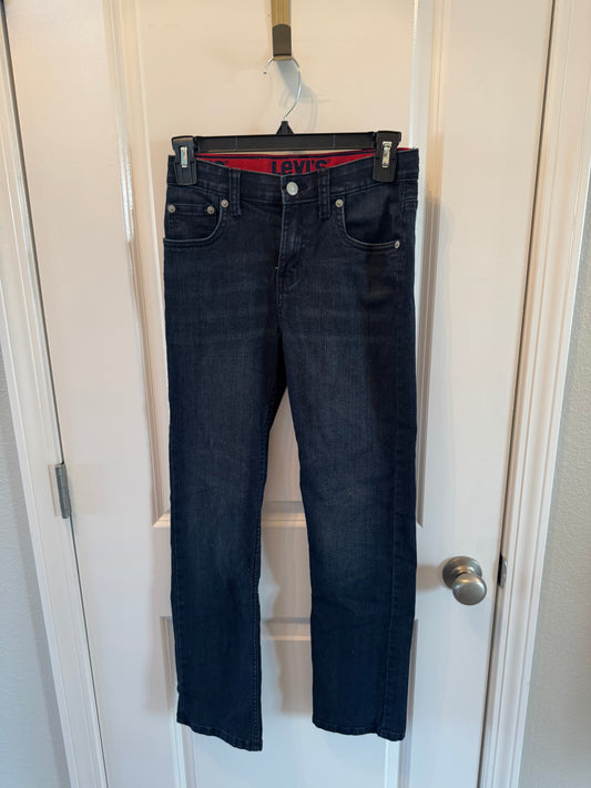 Levi’s 514 Jeans Youth Size 14 Reg Dark Wash