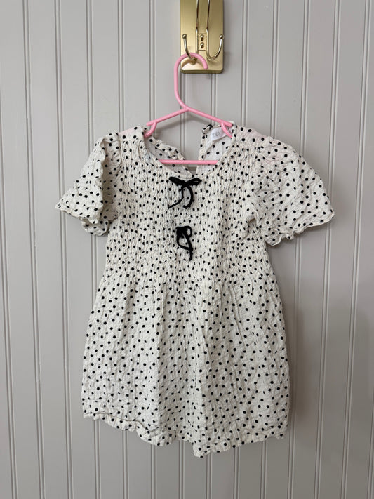 Zara Polka Dot Dress Toddler Size 4 Years
