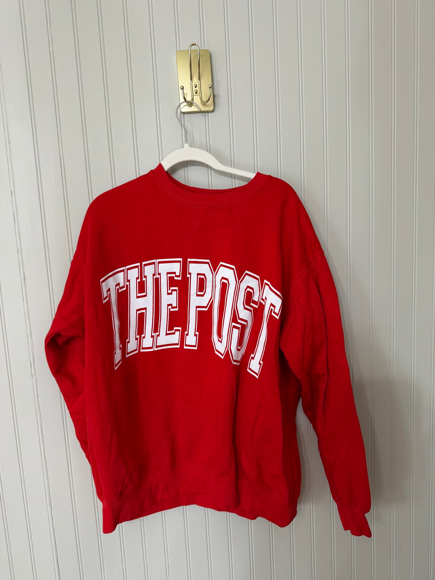 The Post Graphic Sweatshirt Women’s Medium Red