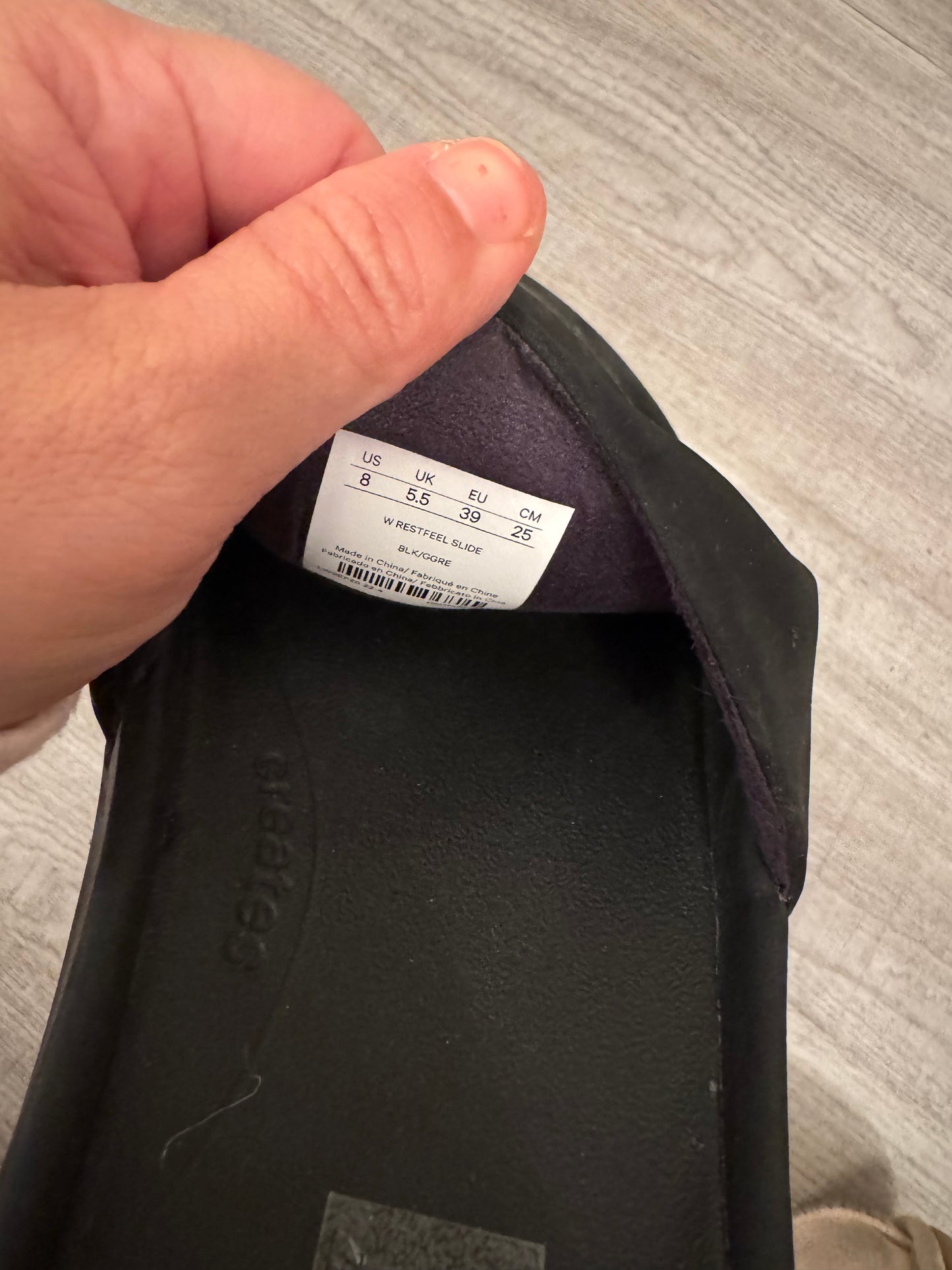 Black Lululemon Slides Size 8