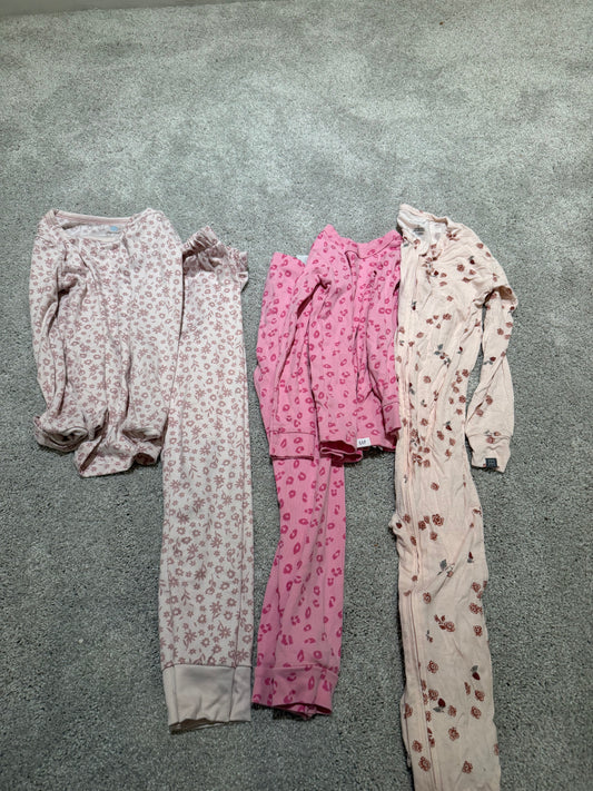 Bundle of 3 Pairs of Pajamas Toddler Size 5T