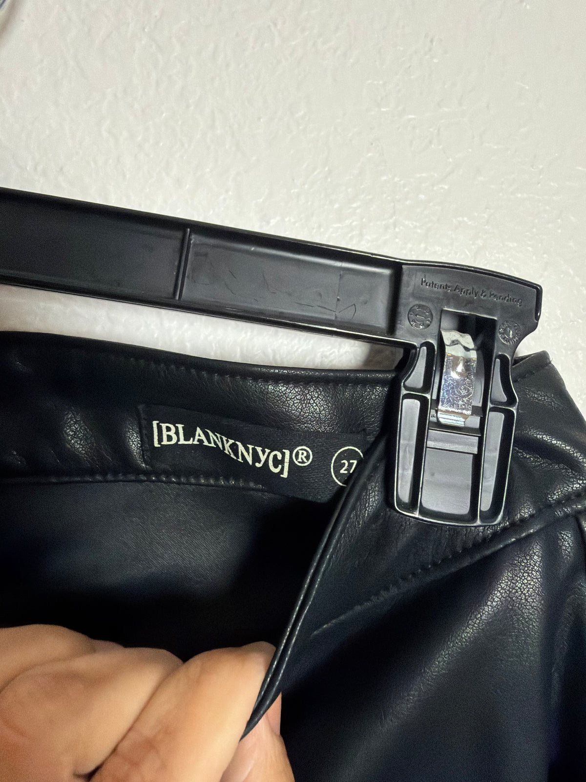 Blanc NYC Faux Leather Shorts Size 27
