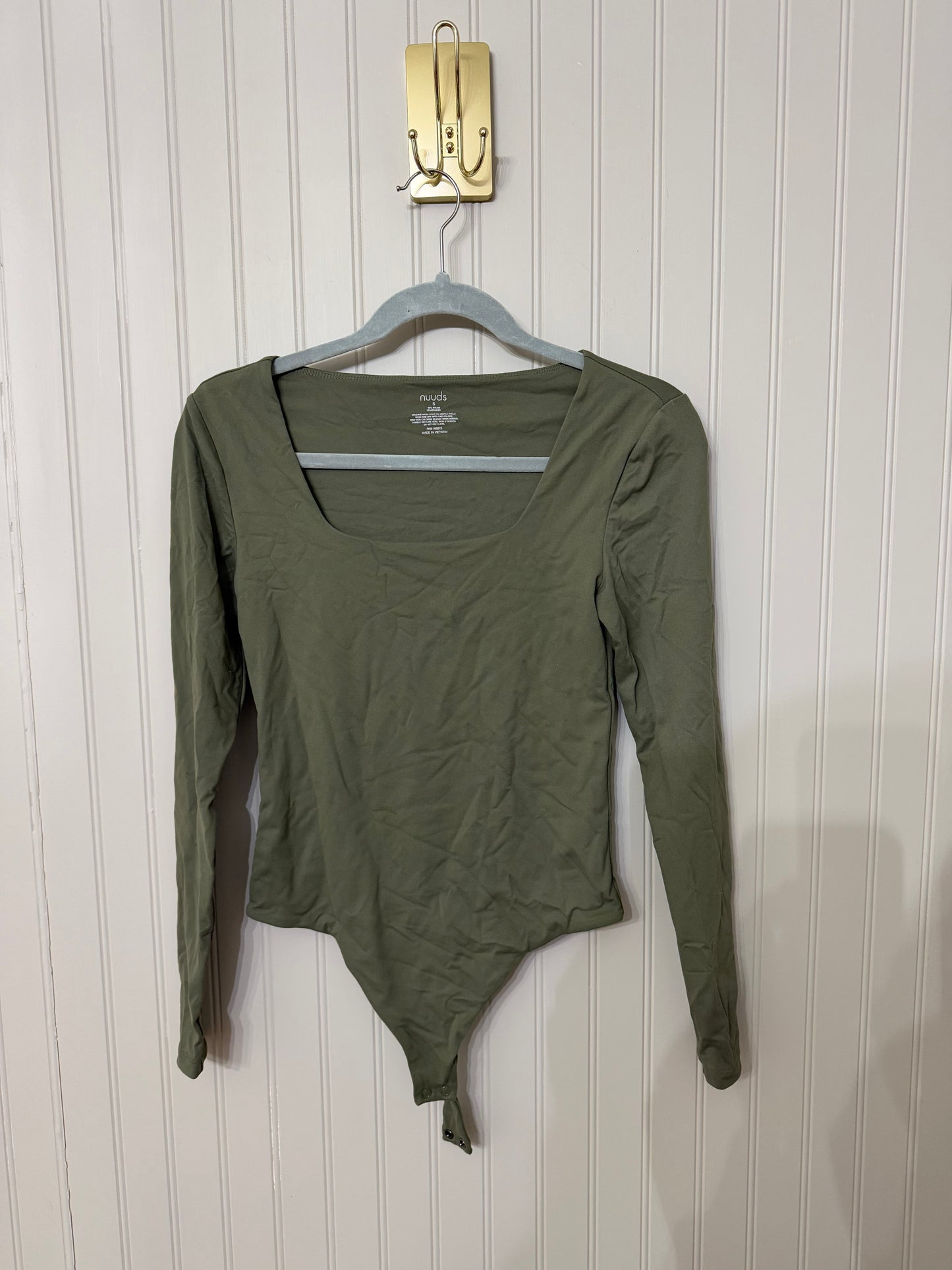 Nuuds Bodysuit Women’s Small Olive
