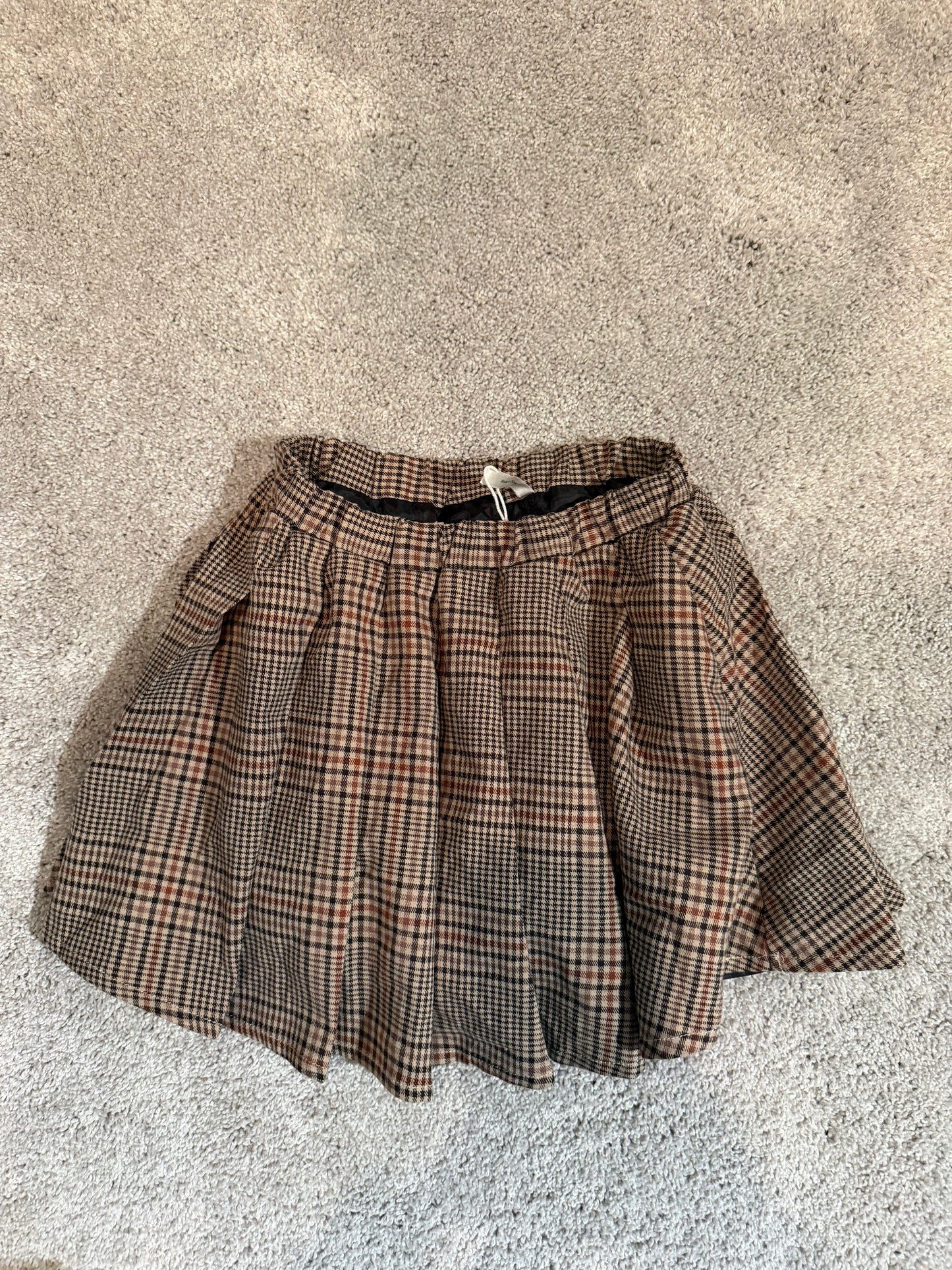 Rylee + Cru Plaid Skirt Girl’s Size 10/12 Years NWT