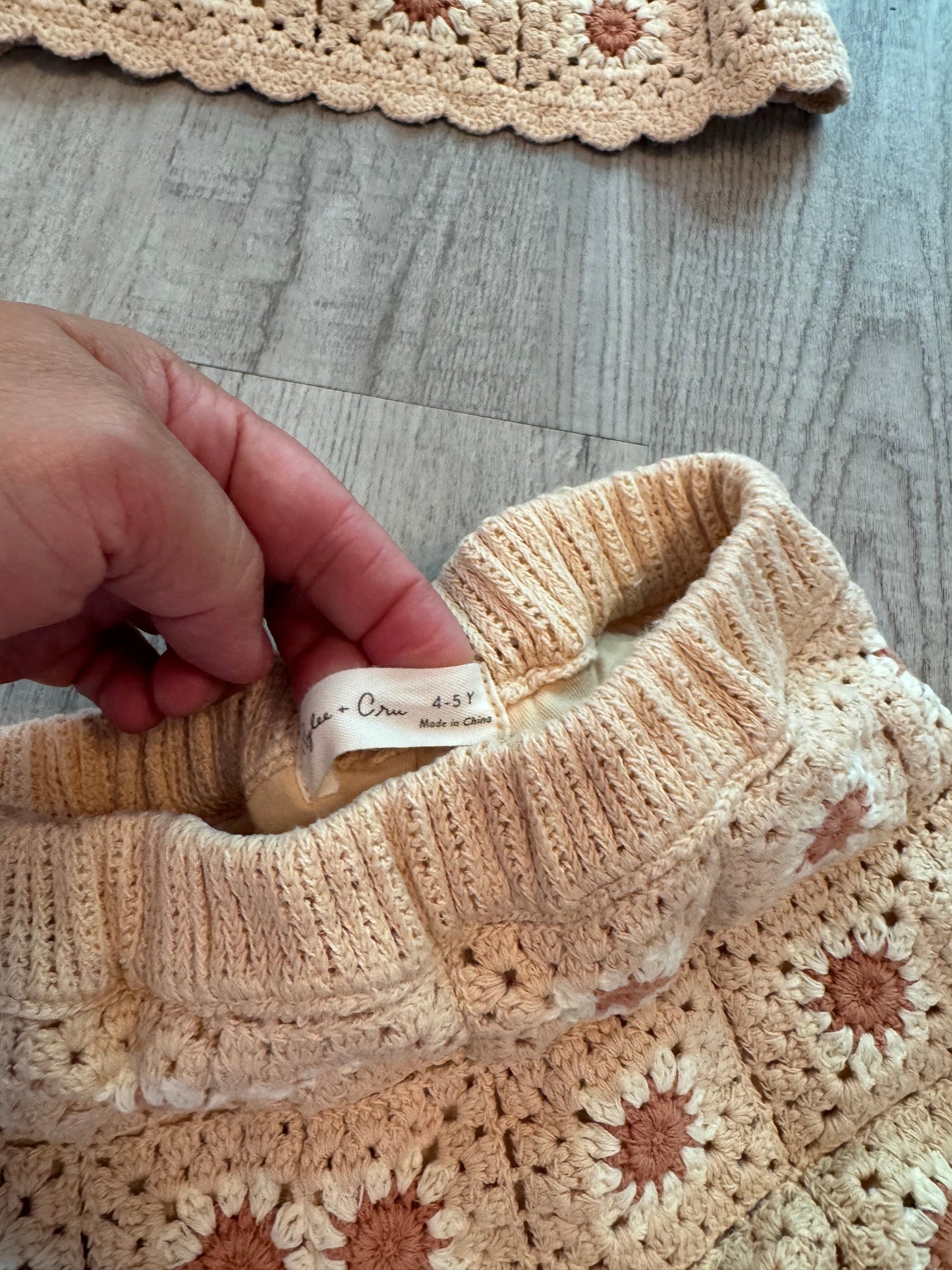 Rylee + Cru Crochet Matching Set Toddler Size 4/5 Years