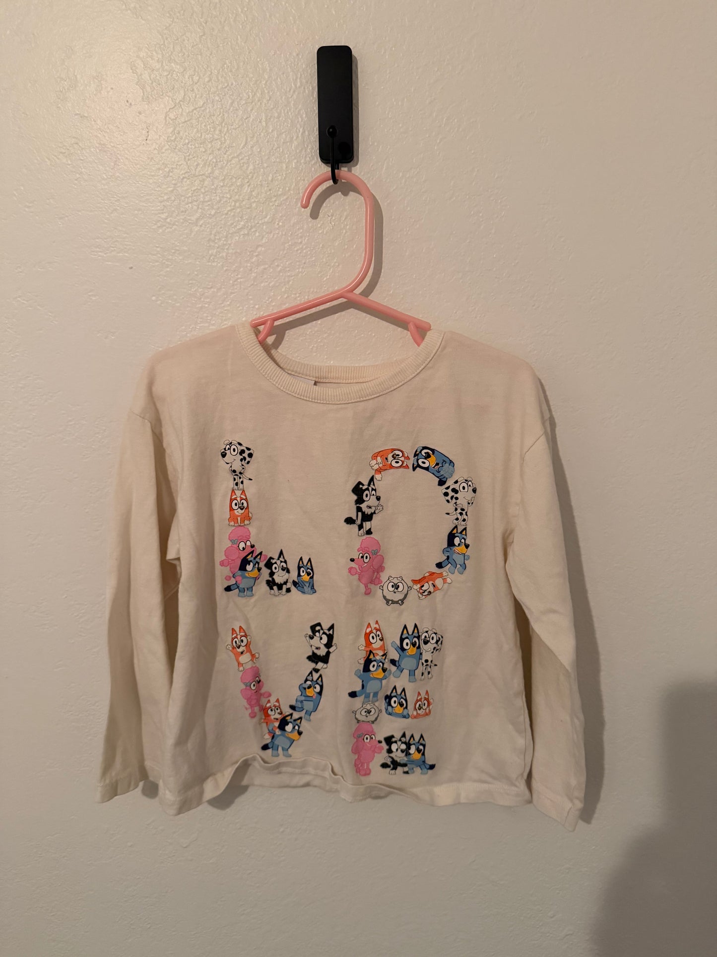 Zara x Bluey Love Top Girl’s Size 5 Years