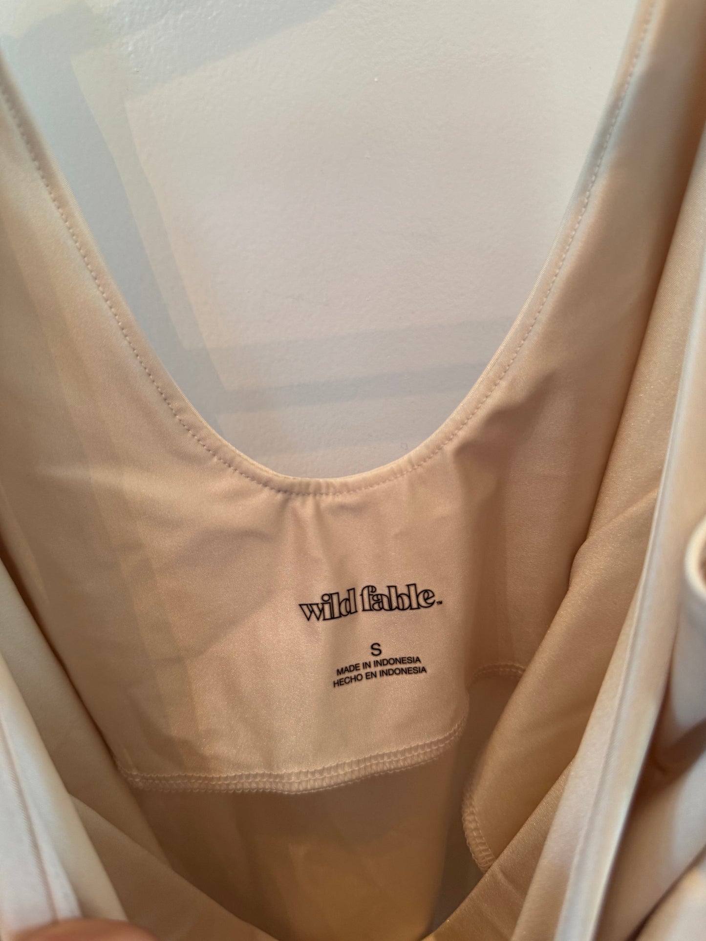 Wild Fable Bodysuit Women’s Small Cream