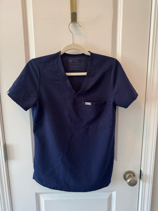 Figs Scrub Top Women’s XS Navy