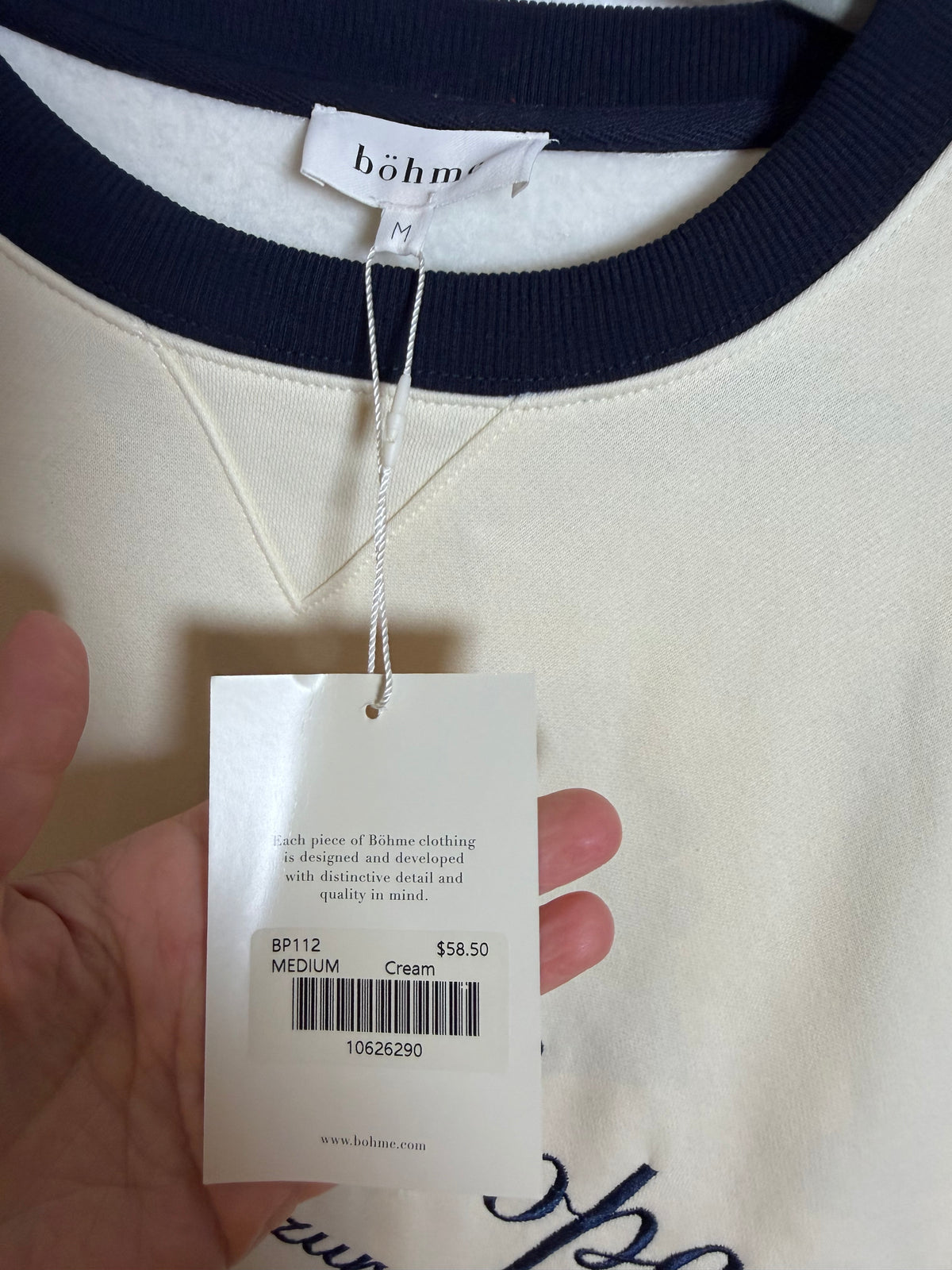 Bohme Women’s Sweatshirt Size Medium