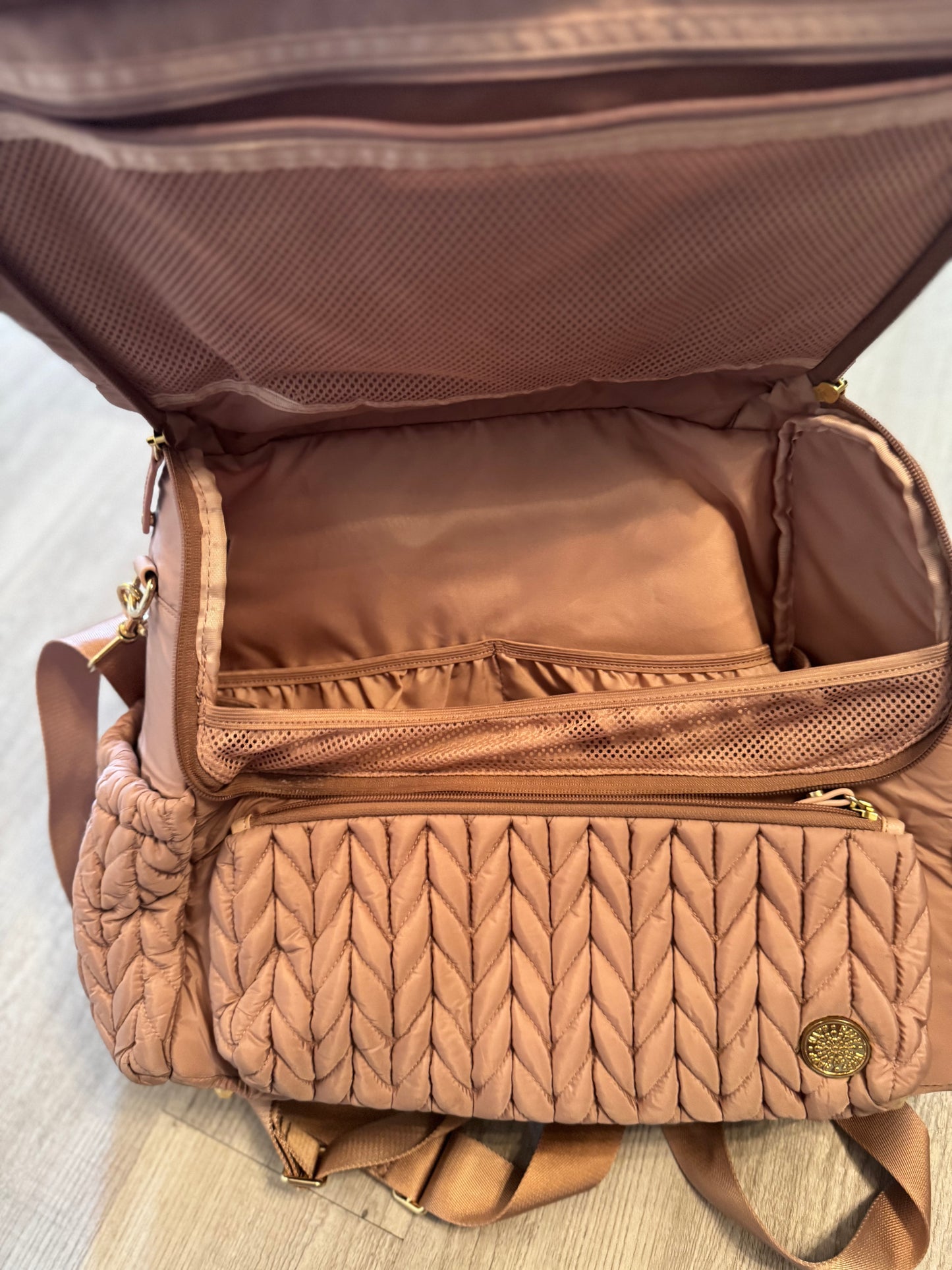 Happ Brand Levy Backpack Dusty Rose
