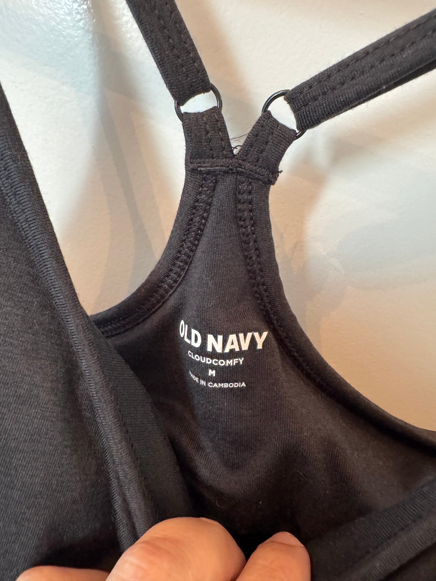 Old Navy CloudComfy Cami Short Bodysuit Women’s Medium NWT