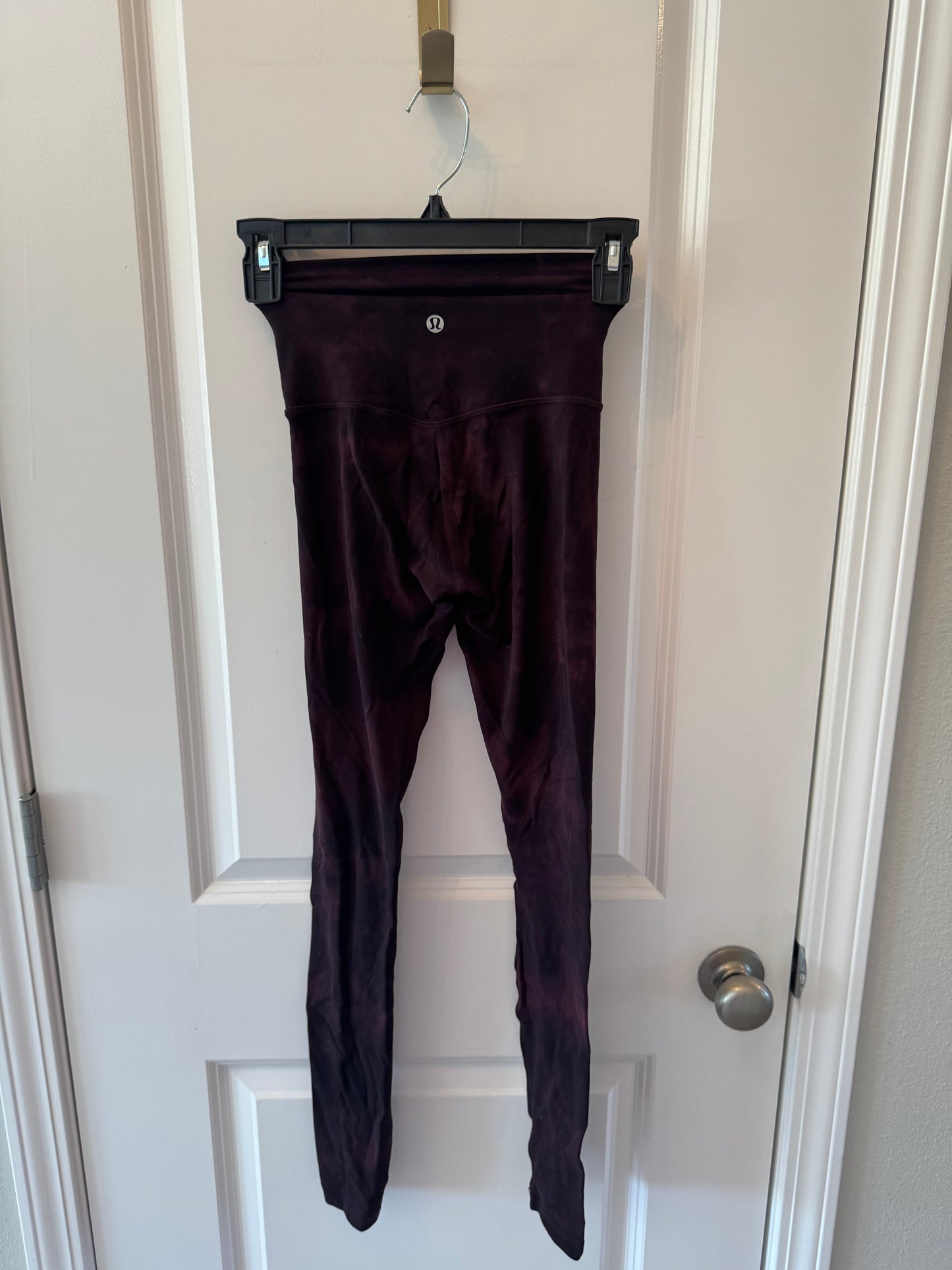 Lululemon Align Pant 28in Diamond Dye Women’s Size 0 Cassis Black
