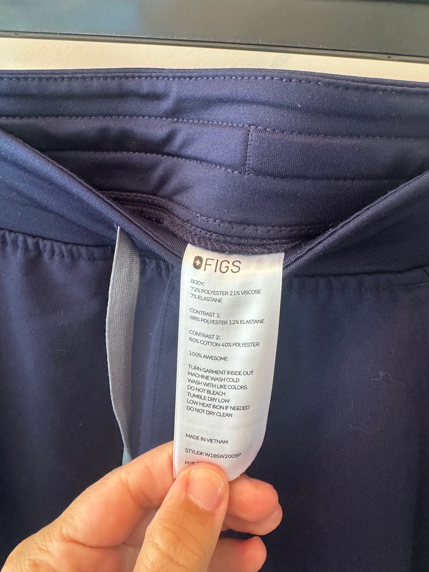 Figs Technical Collection Scrub Pant Women’s XS Navy