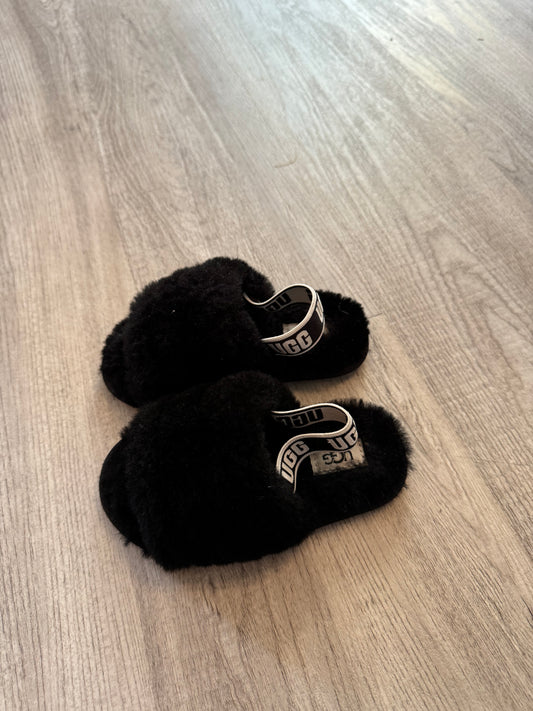 Ugg Slippers Toddler Girl Size 9 Black