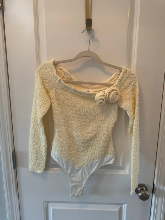 Revolve LPA Romola Bodysuit Women’s XS Ivory